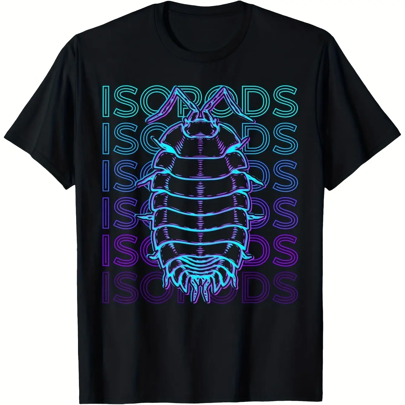 Unisex Isopods Bug Collector Retro-Grafik-T-Shirt, klassisches Insektenfänger-Shirt, Oberteil für jedermann, geeignet für den täglichen Gebrauch – Detail 7