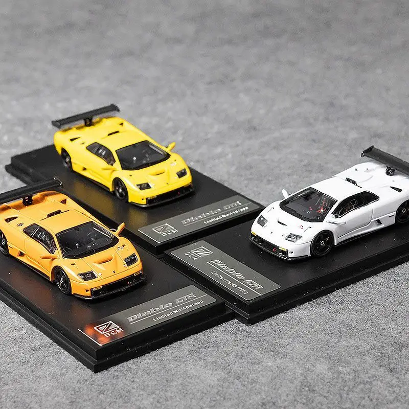 DCM 1:64 Diablo GTR 1999 Legering Auto Diecasts & Toy Vehicles Auto Model Miniatuur Schaalmodel Auto Speelgoed Voor Kinderen