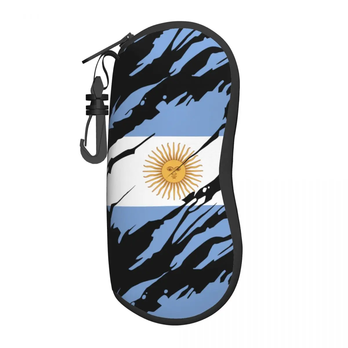 Custom Always Argentina Flag Shell Glasses Case Unisex Cool Argentinian Proud Eyeglasses Case Sunglasses Protector Box