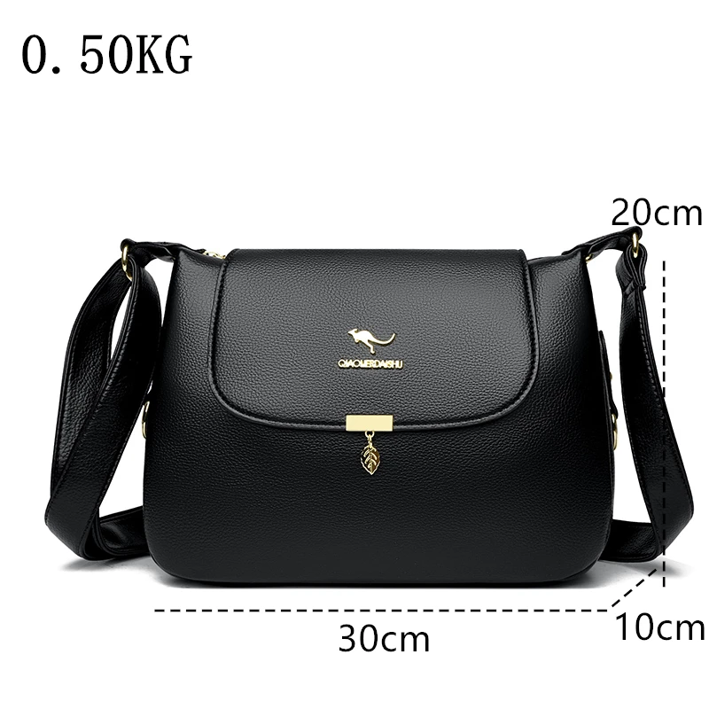 2024 Women Luxury Large capacity Messenger Bag Fashion Female Shoulder Crossbody Bag Designer Handbag High Quality Leather Totes