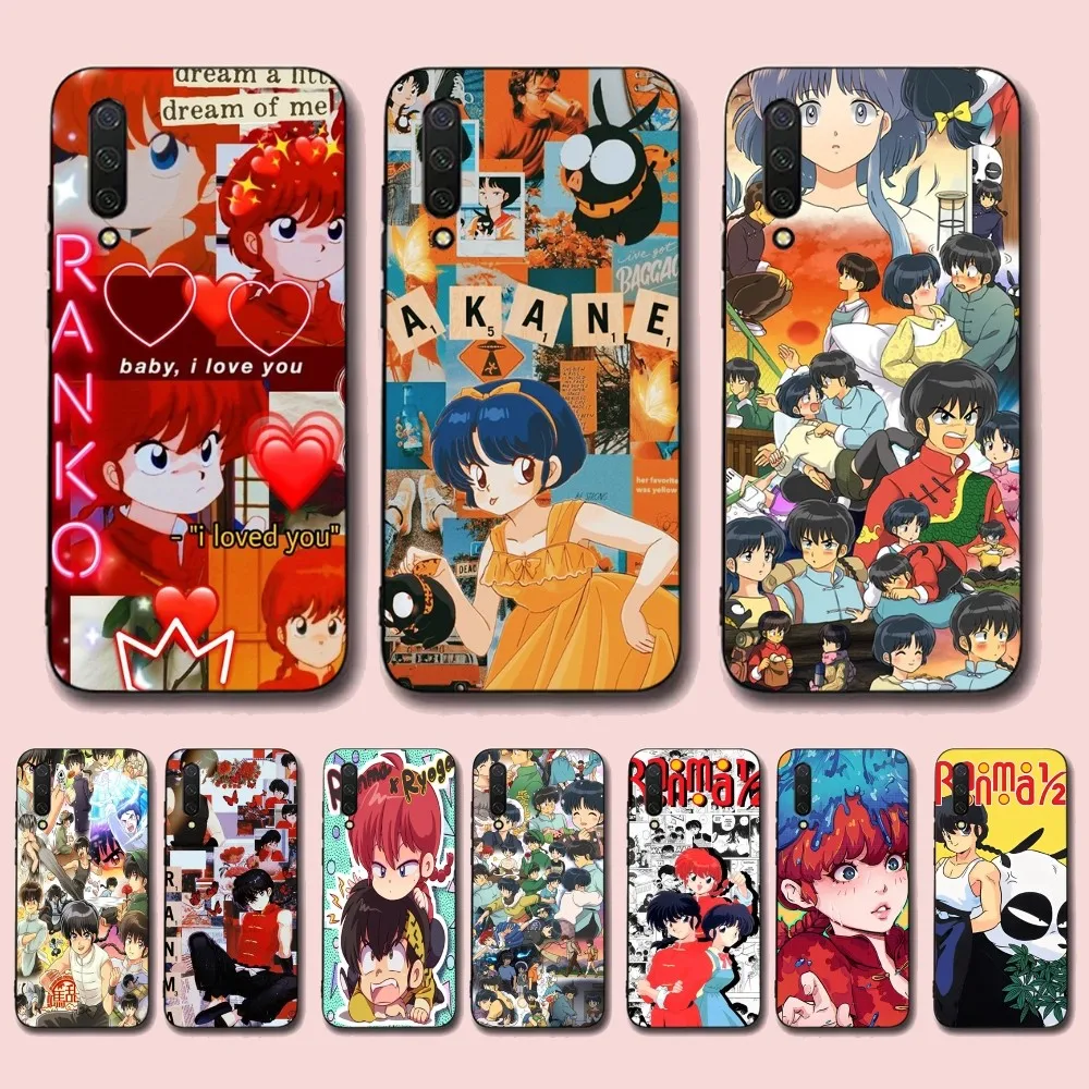 Ranma 1 2 Anime Phone Case For Xiaomi Mi 5X 8 9 10 11 12 lite pro 10T PocoX3pro PocoM3 Note 10 pro lite