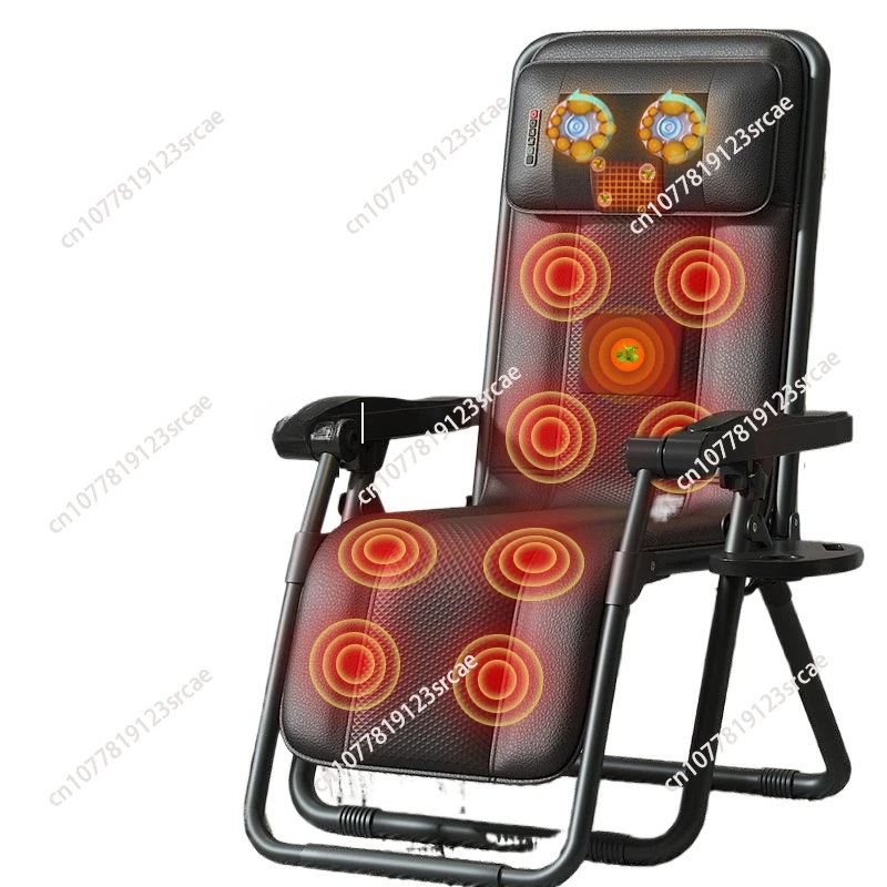 Compact Folding Massage Chair - Full Body Relief, Back Lumbar Cervical Support, Multifunctional Home Spa Experience