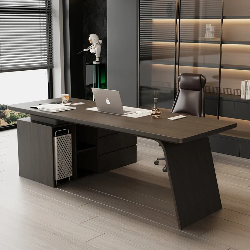 Italian Light Luxury Desk Minimalist Storage Design Unique Unusual Cabinets High Quality Conference Conference Bureau Furniture