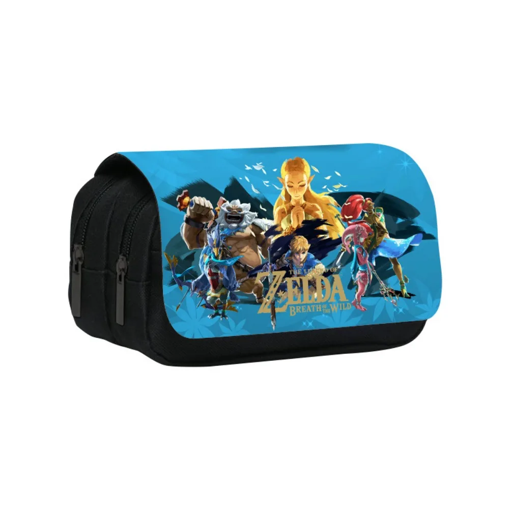 

The Legend of Zeldaperiphery Pencil Case Personality Student Pencil-box New Pattern Double-deck Zipper Pencil Bag