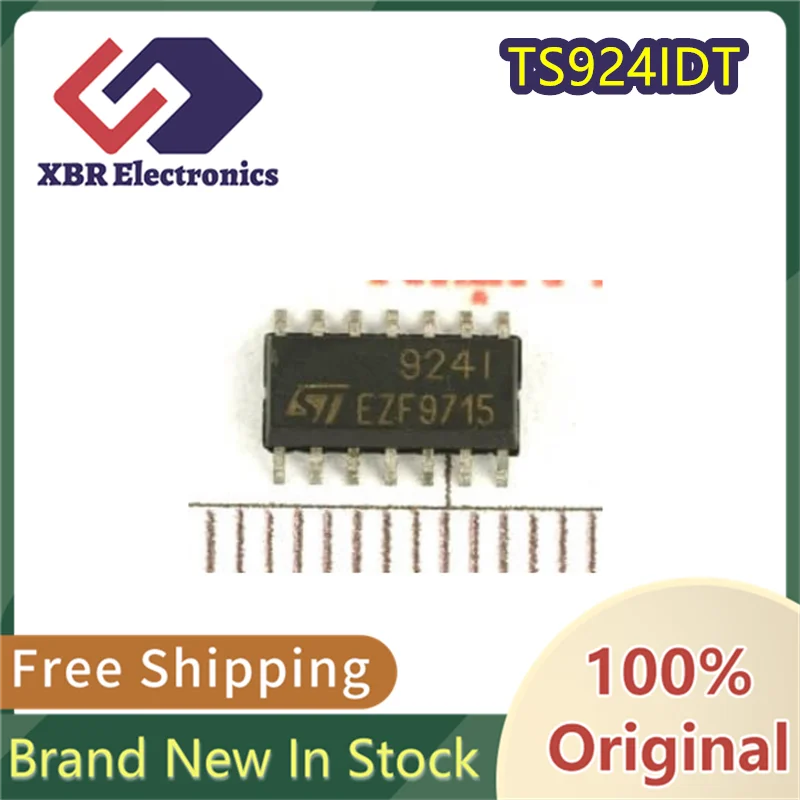 

(10/50 pieces) TS924IDT SOP14 operational amplifier 924I IC integrated circuit new original electronics spot free shipping