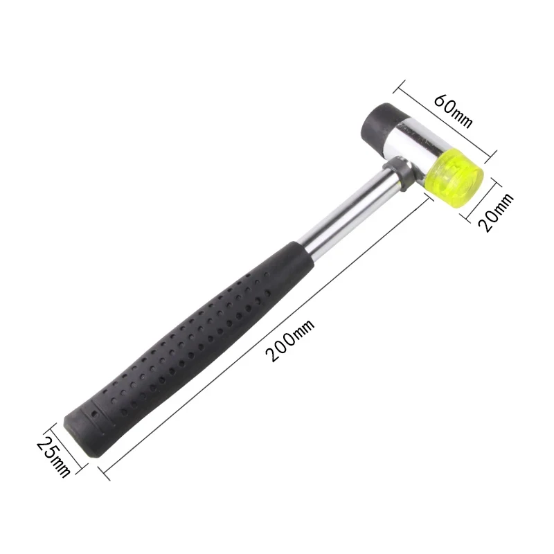 Jewelers Rubber Hammer Mallet with Wood Ring Mandrel Sizer Sizing Adjuster Ring Shaper Repair Tools Jewelry Making Tool