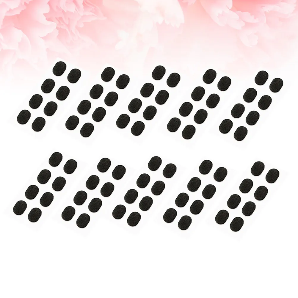 10Pcs Black 1.0mm Height Increasing Sponge Nose Pads Anti-Slip Eyeglass Nose Cushions for Glasses Sunglasses Spectacles Eyewear