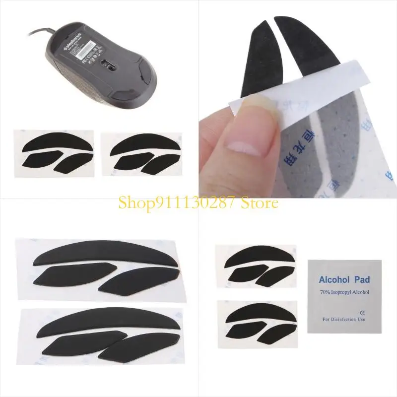 

J1HC for Steel series RIVAL 100 Non Slip Durable Smooth Mouse Feet Gaming Mouse Feet