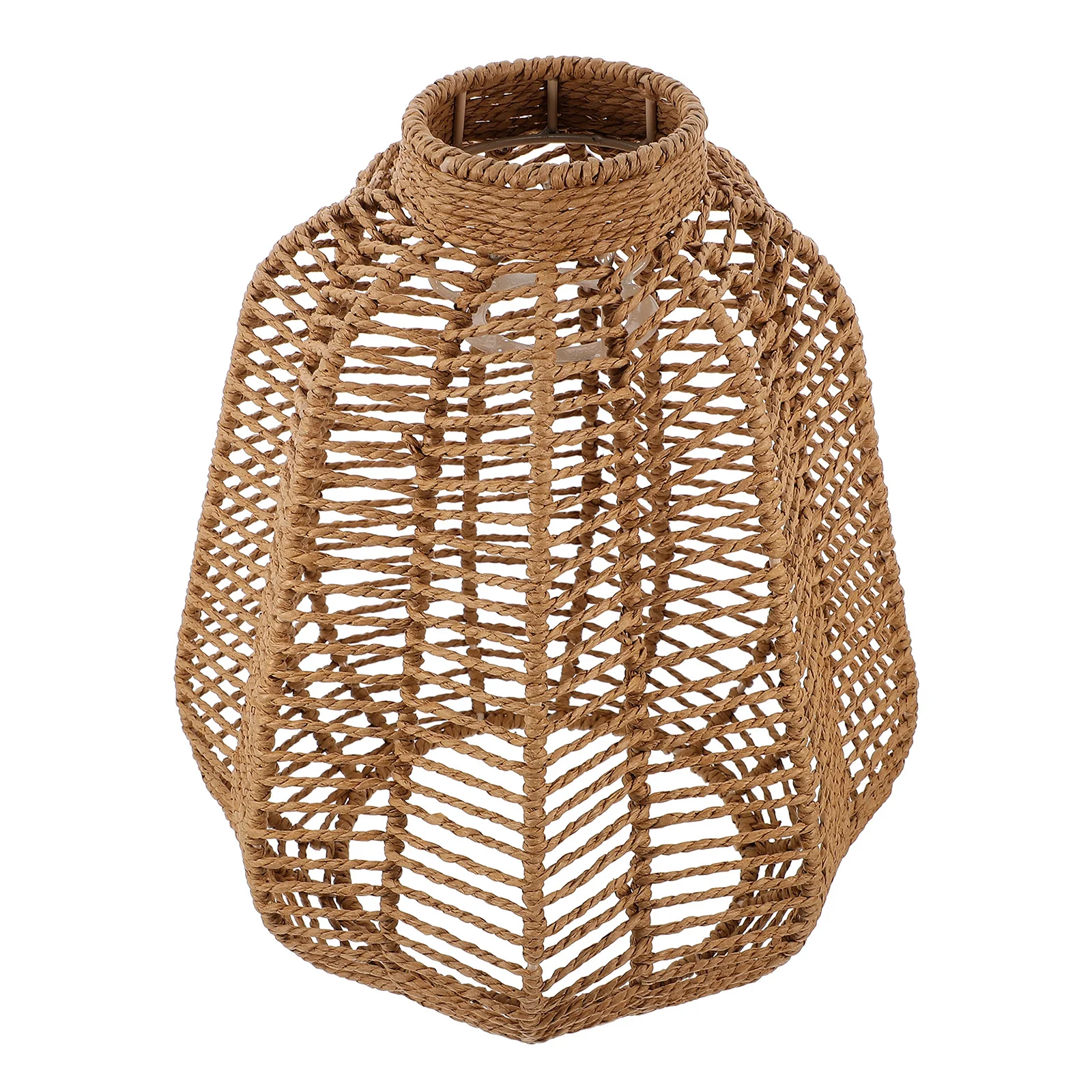 

Rattan Woven Pendant Light Lampshade Rustic Ceiling Lamp Cover Soft Light Shade for Hanging Lamps and Home Decoration