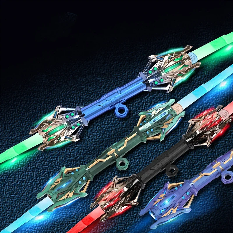 2024NEW High Quality Multi Colors Led Laser Light Saber Two in One Cosplay Dueling Lightsaber