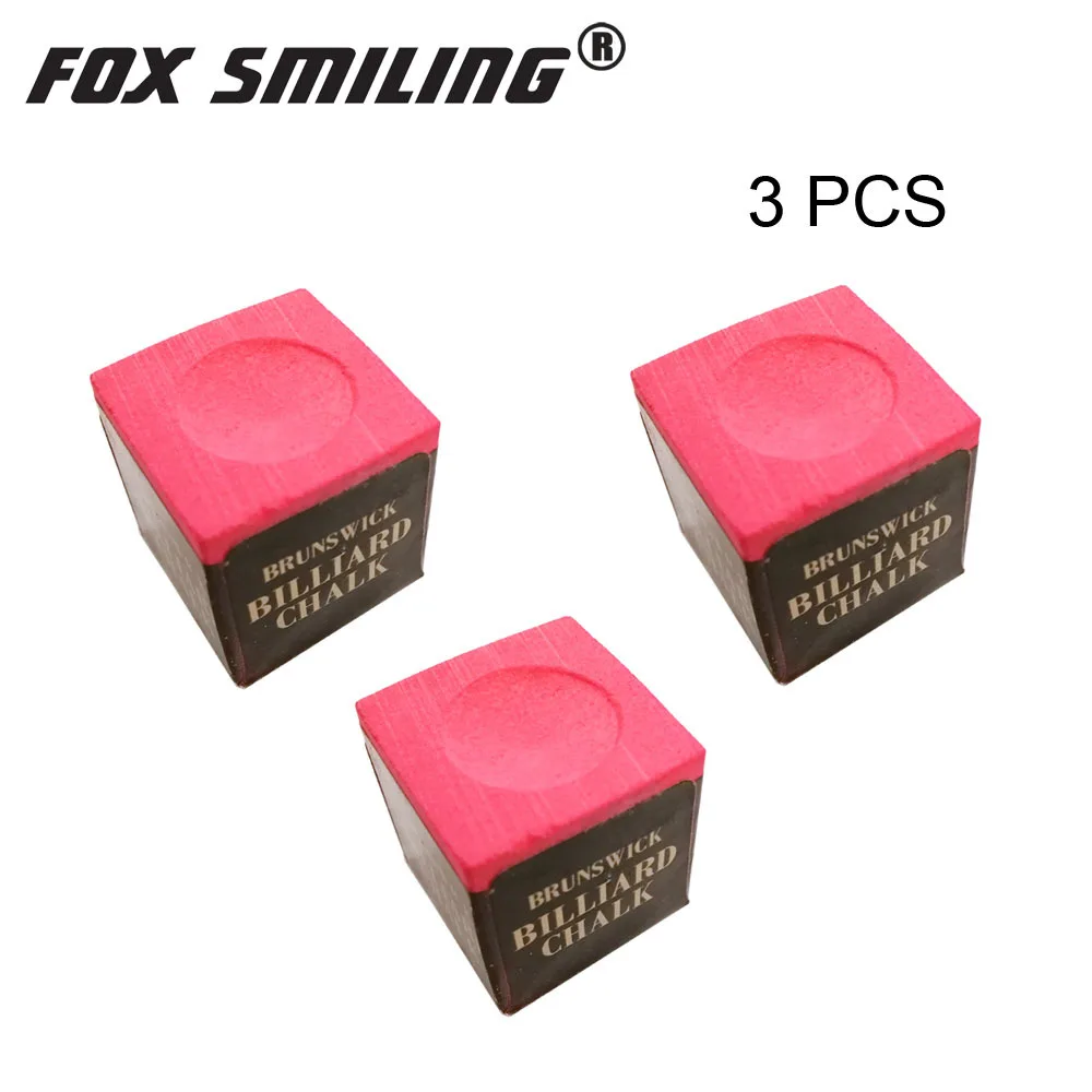 Snooker Bilhar Giz, Piscina Cue, Óleo seco, Não-deslizamento, Giz de mesa com boa qualidade, 3pcs