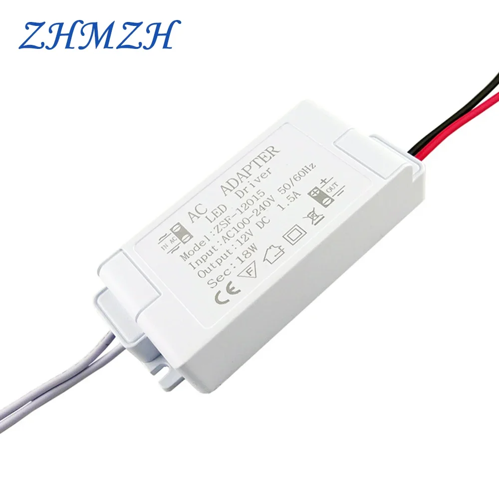 

Output DC12V Constant Voltage LED Drivers 12W 18W 24W 36W LED Power Supplys For Low Power Cabinet Light G4 G5.3 LED Lamp Bead