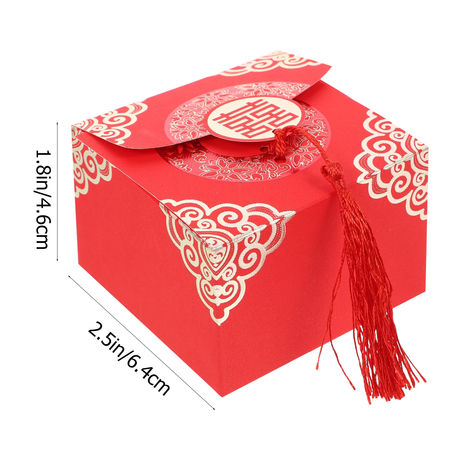 20 Pcs Chinese Candy Box Wedding Party Favor Style Gift Boxes Biscuit Snack Paper