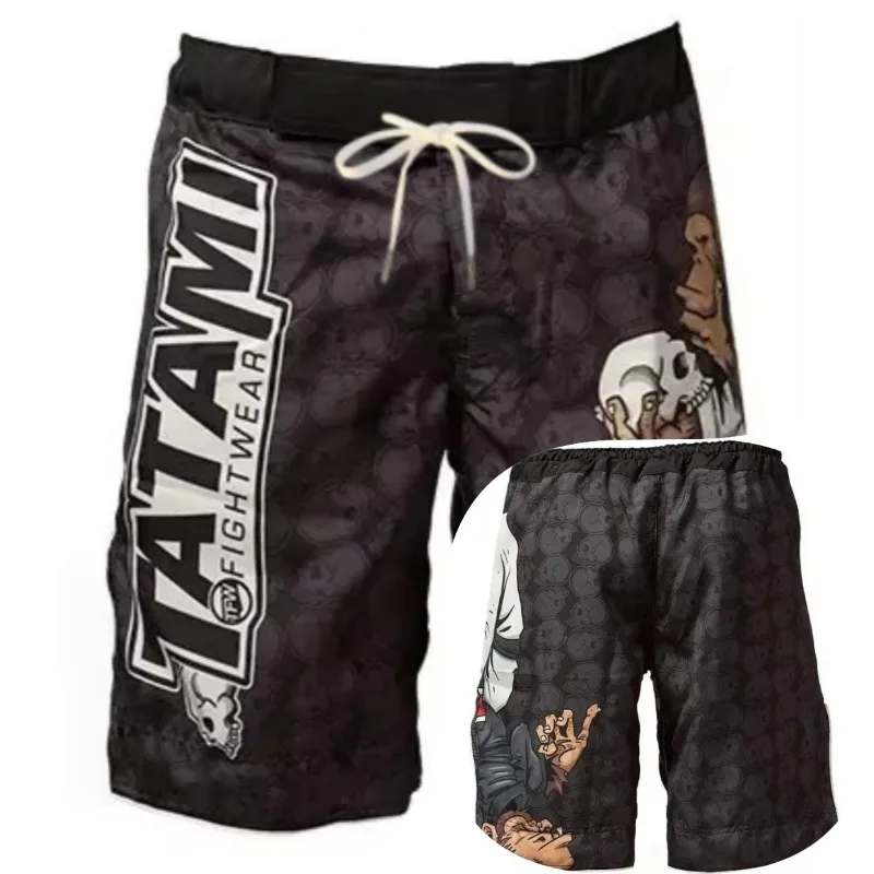 MMA boxing sports fitness monkey personality breathable loose large size shorts Thai fist pants running fights cheap mma shorts