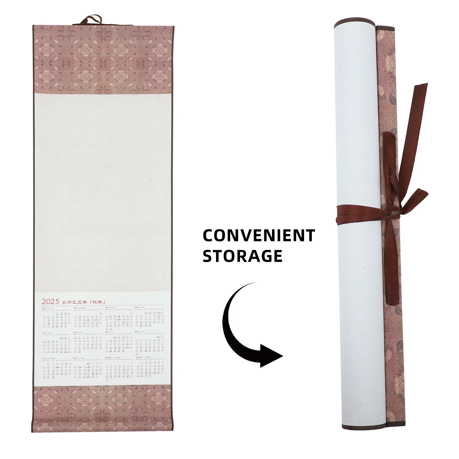 Rollo en blanco para pintura de caligrafía china, rollo colgante de pared de papel para decoración del hogar, adecuado para arte de caligrafía 2025