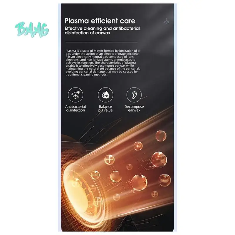 

BAAG-Новая умная плазменная сушилка для ушей для плавания, купания, вход воды, электрическая сушилка для ушей с теплом воздухом, сушка ушных каналов