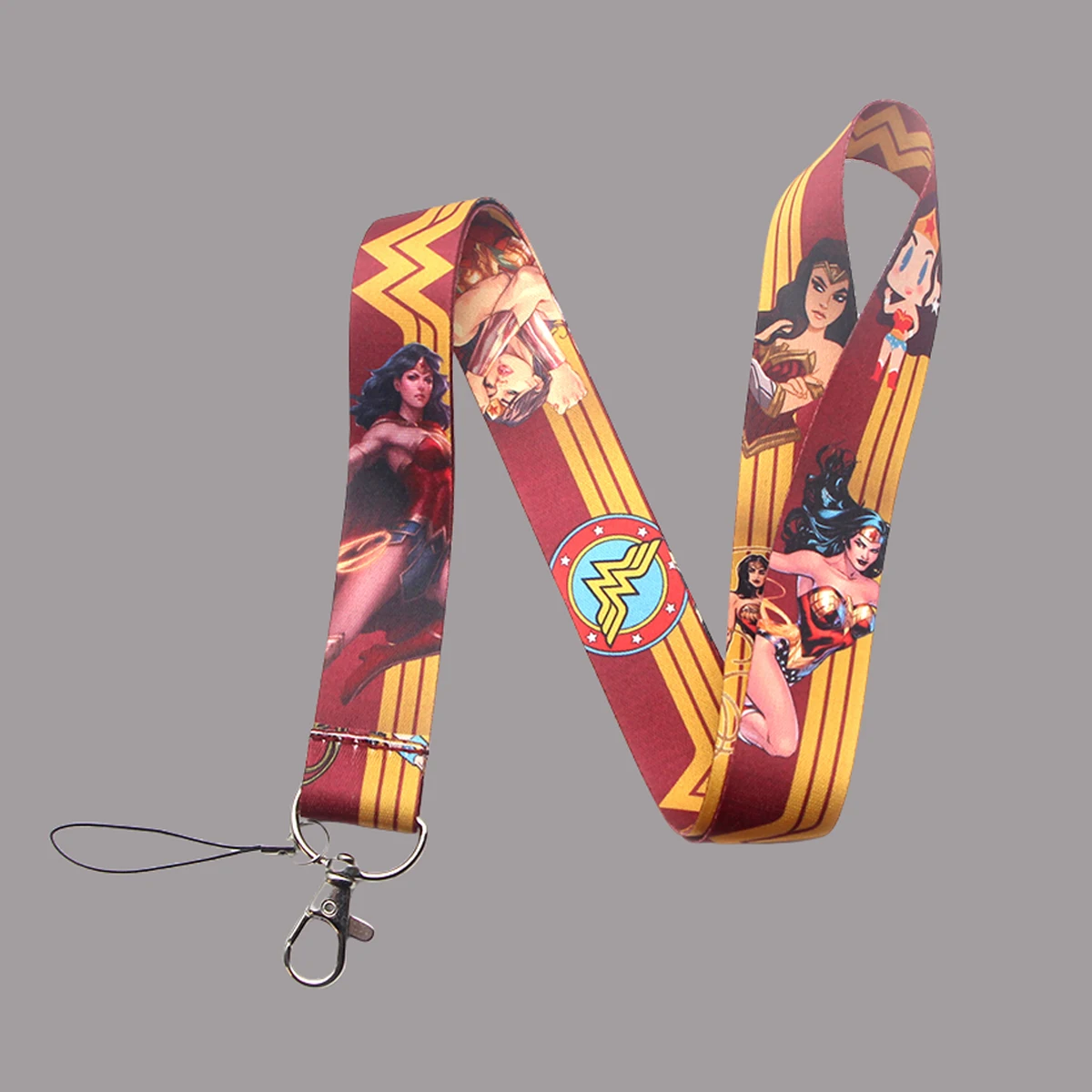 

Cool Female Hero Lanyards for Keys Neck Strap For Card Badge Gym Keychain Key Holder DIY Hanging Rope Keyring Accessories