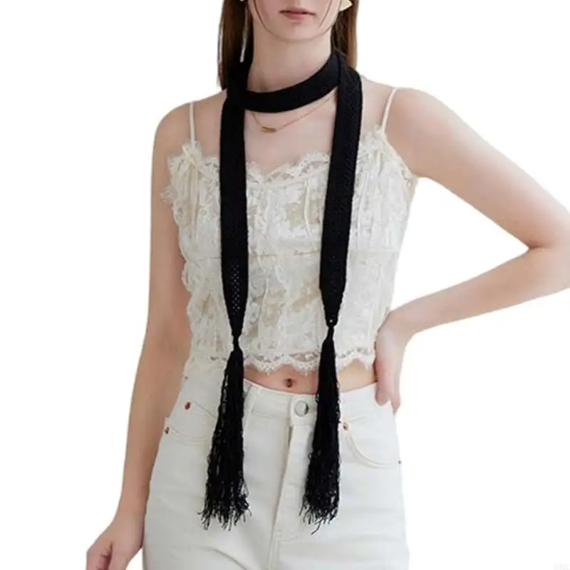 49MC Autumn Spring Long Stickiness Edición Decoración Pequeña bufanda