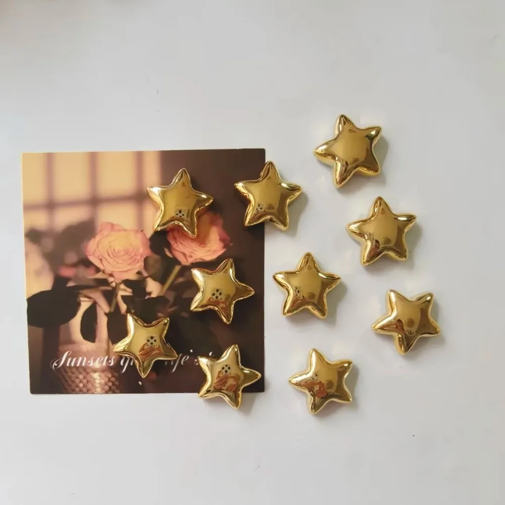 Fridge magnet with silver stars magnetic nail photo wall mounting magnetic sticker image 6