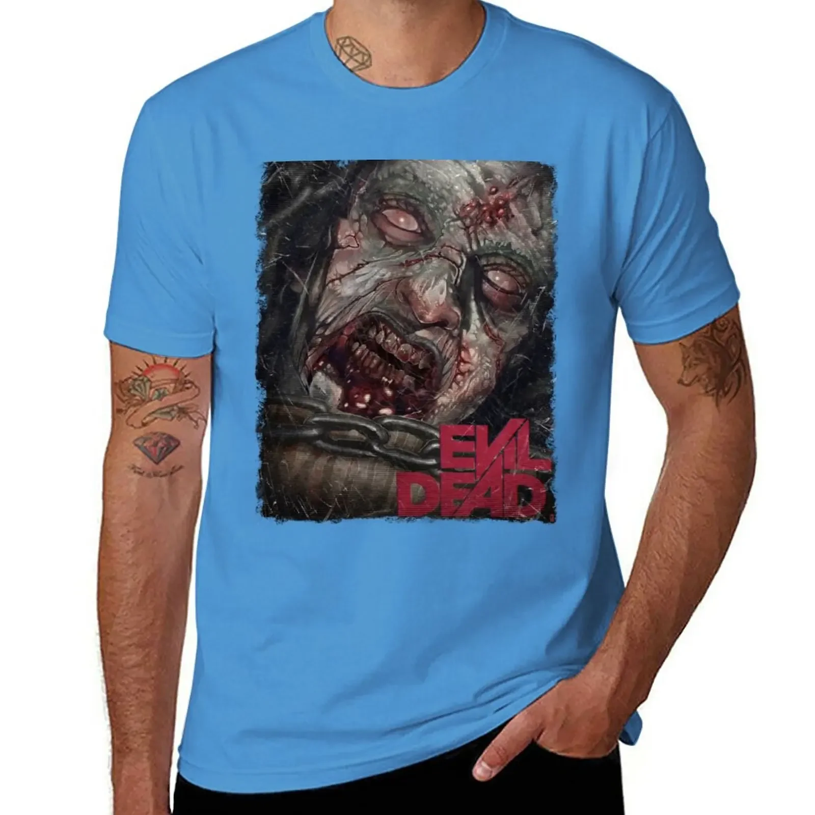 quick-drying Short t-shirt Short sleeve tee men clothing New Cheryl Deadite - Evil Dead T-Shirt custom t shirts harajuku funny