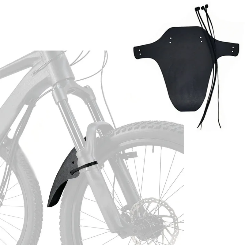 1PCS For DJI Amflow MTB E-Bike Frame Mudguard with 4 Zip Cable Ties PETG High Toughness Splash Guard Cycling Fender Accessories