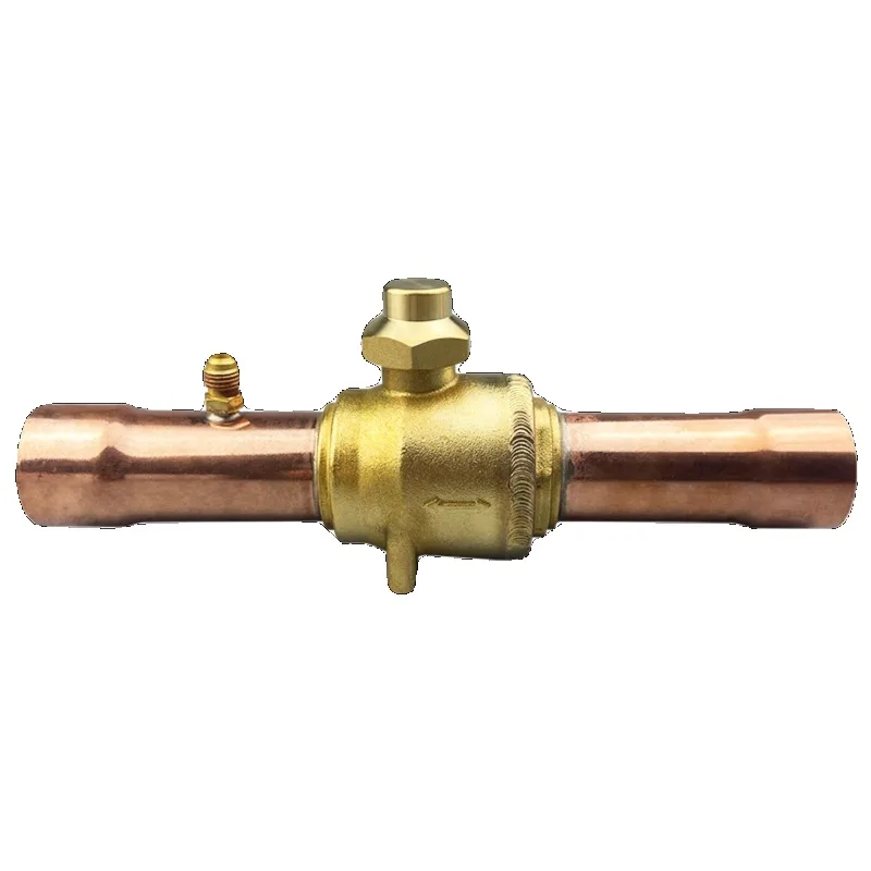 For Cold Storage Refrigerant Ball Valve 6-54mm Welding Port Unit Pipeline Cut-off, Air Conditioning Snow Manual Ball Valve