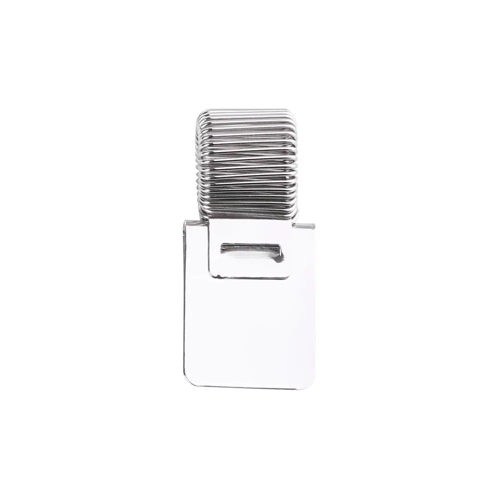 1PC Useful Portable Stationery Elastic Loop Spring Pen Holder Metal Pen Clips Notebook