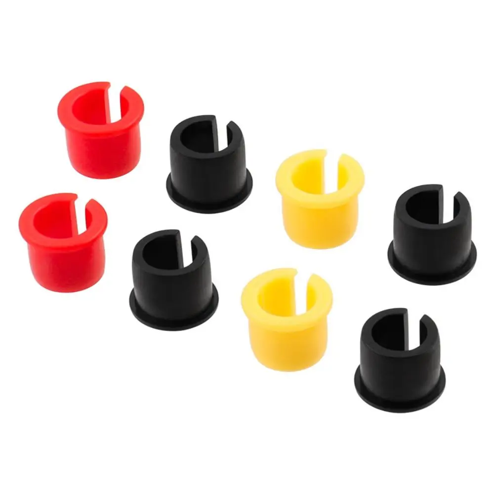 4pcs Lightweight Bike Schrader Valve Rim Plug Plastic Mini Bicycle Valve Hole Adapter Practical Wheel Rim