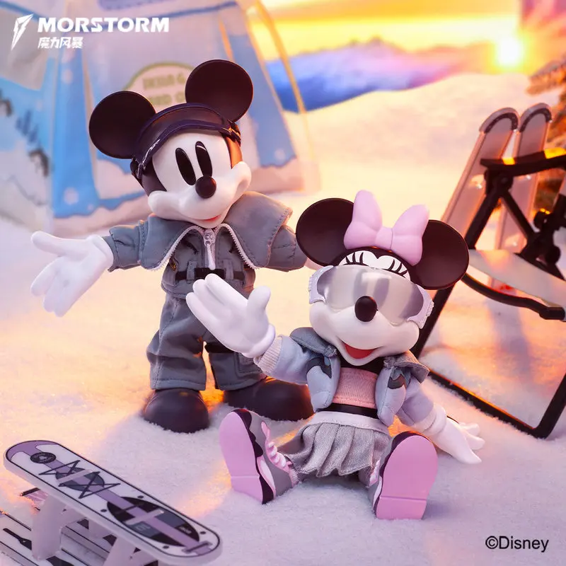 モーストーム オリスタコ ディズニー アクションフィギュア ドナルドダック ミッキー ミニー コレクタブルドール スノーボード ウィンターシーン 絶妙なギフト 在庫あり