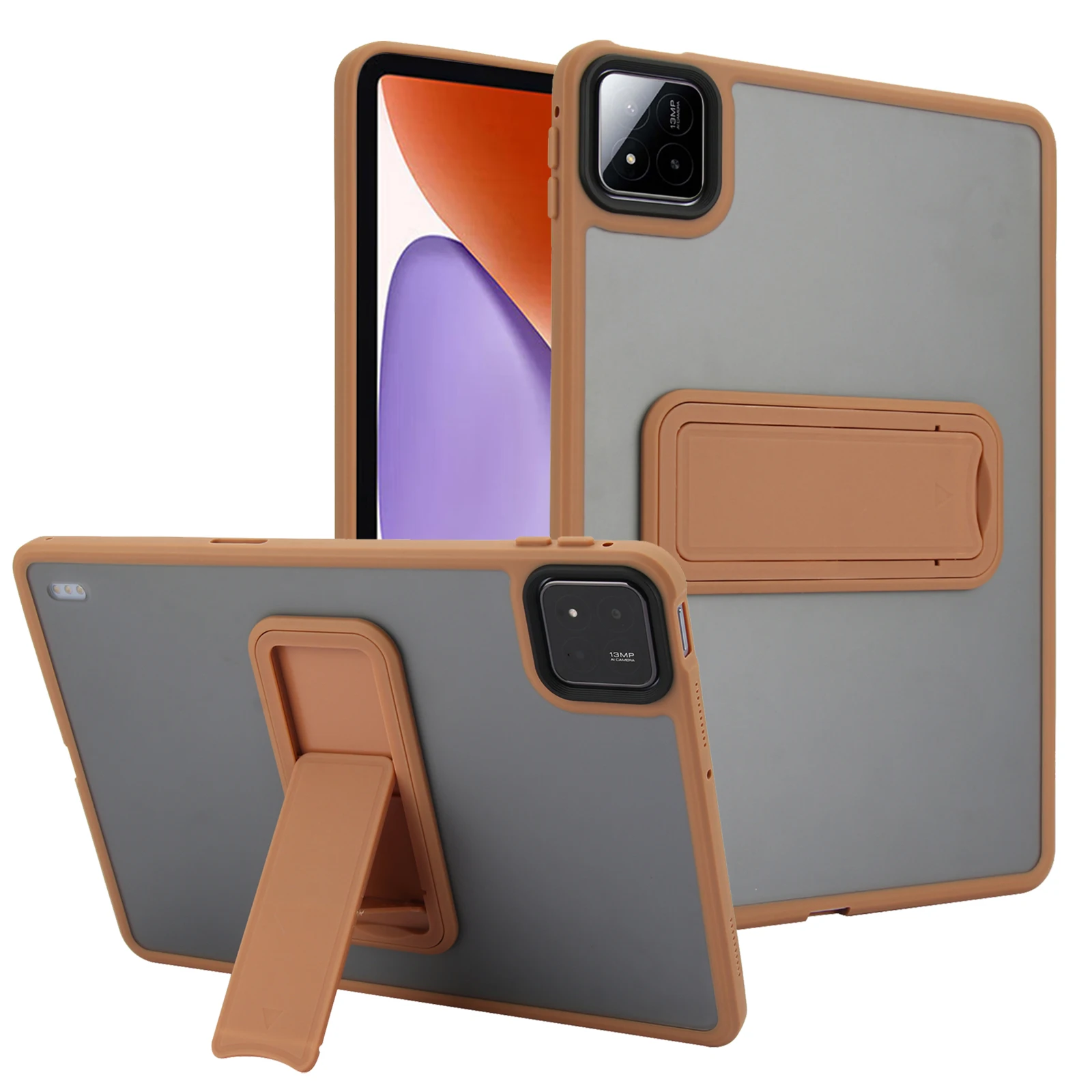 Translucent Kickstand Tablet Case For Xiaomi MI Pad 8 7 6 5 Pro 6S 7S for Redmi K Pad Pro SE 11 8.7 12.1 Case Matte Stand Cover