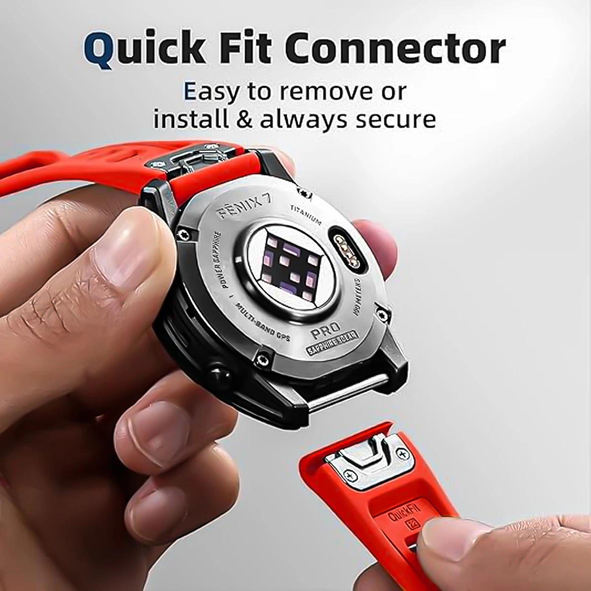 Ремешок для часов Fenix8 для G – обзор и цена Silicone Watch Band 22Mm