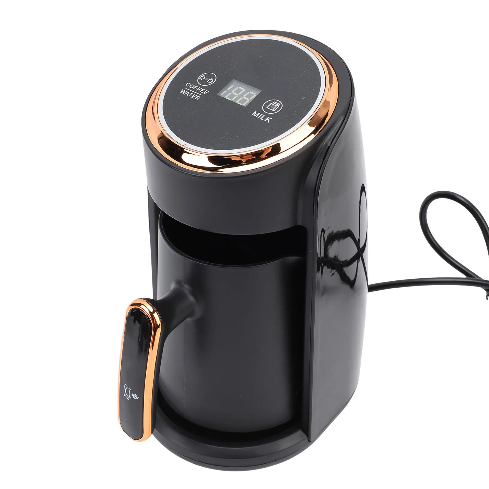 Türkische Kaffeemaschine, 600 W, Anti-Überlauf, 300 ml, sichtbare türkische Kaffeemaschine, 4 Tassen für Zuhause, Büro, EU, 220 V