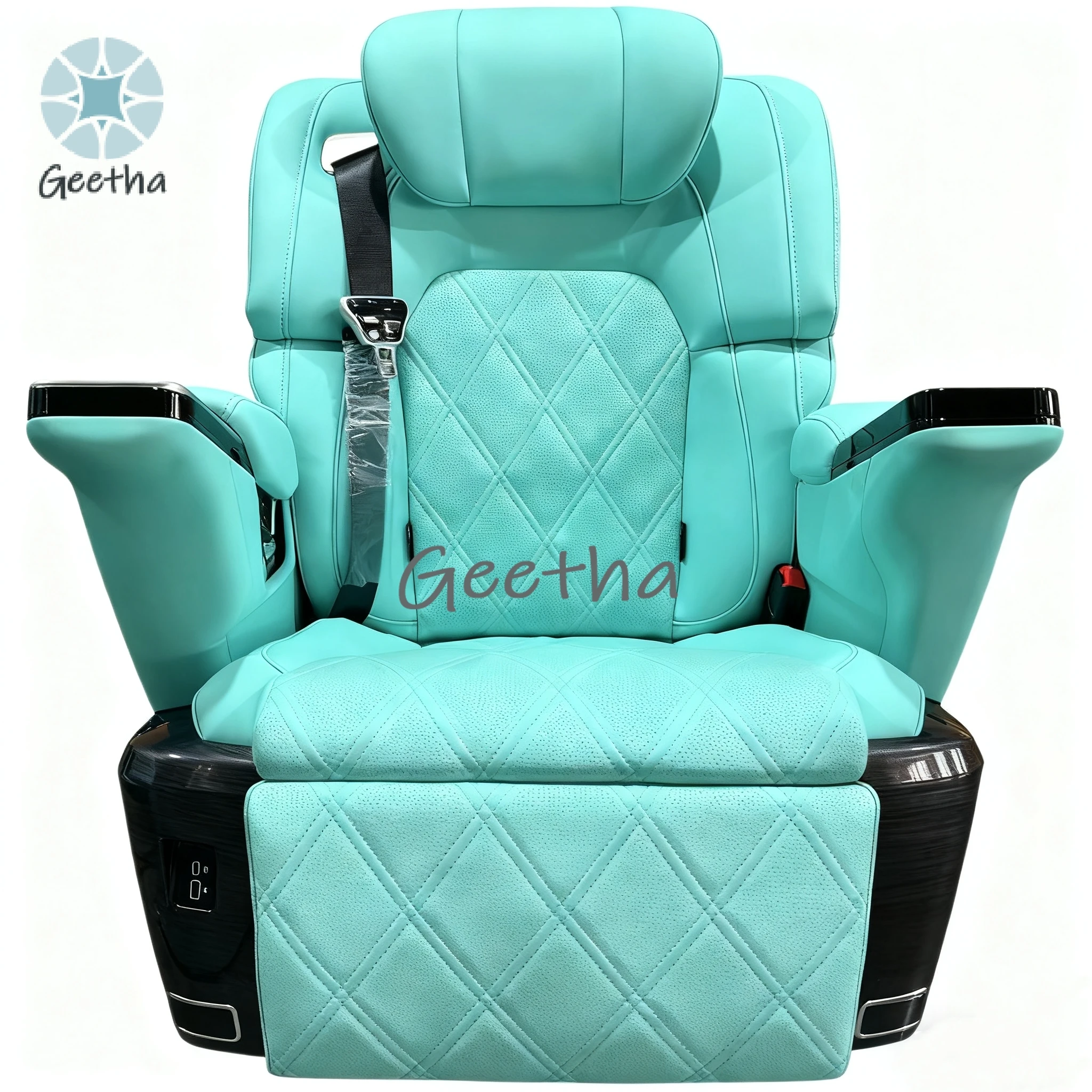 

Plush Stain-Resistant Tiffany Blue luxury car seat for Executive Autos