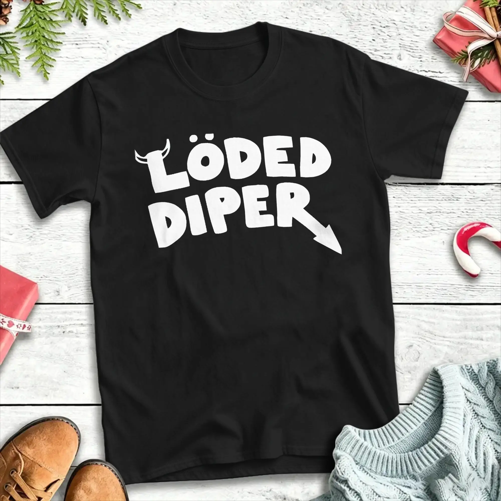 Loded Diper World Tour  T-Shirt Summer  Vintage T-Shirts Pure Cotton Harajuku Tshirt For Adult Casual Tees