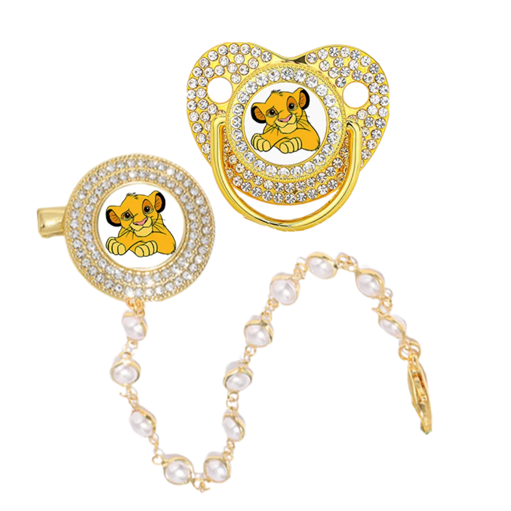 

Блестящая пустышка с стразами для младенцев, мягкая, для детей от 0 до 12 месяцев