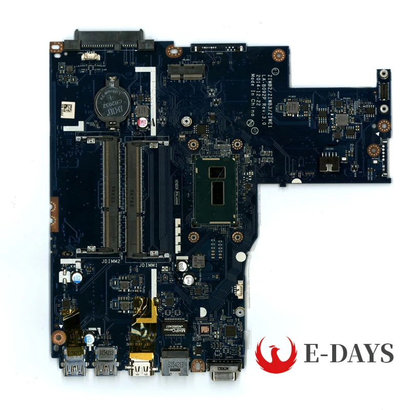 

LA-B092P for Lenovo Ideapad B50-80 305-15IBD Laptop Motherboard with I5-5200 CPU UMA 100% Tested