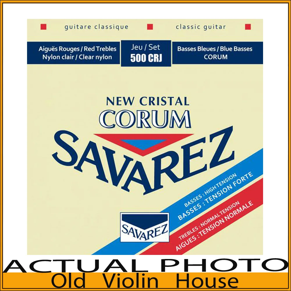 

Original Savarez 500CRJ Classical Guitar Strings, Full Set ,Mixed Tension,Hot sell