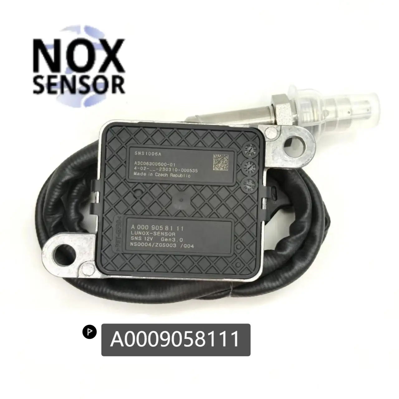 A0009058111 Sensor de nitrogênio e oxigênio Nox, 12V para Mercedes-Benz GLS W177 V177 W247 W205 A205 C205 S205 C257 A238 C238, o