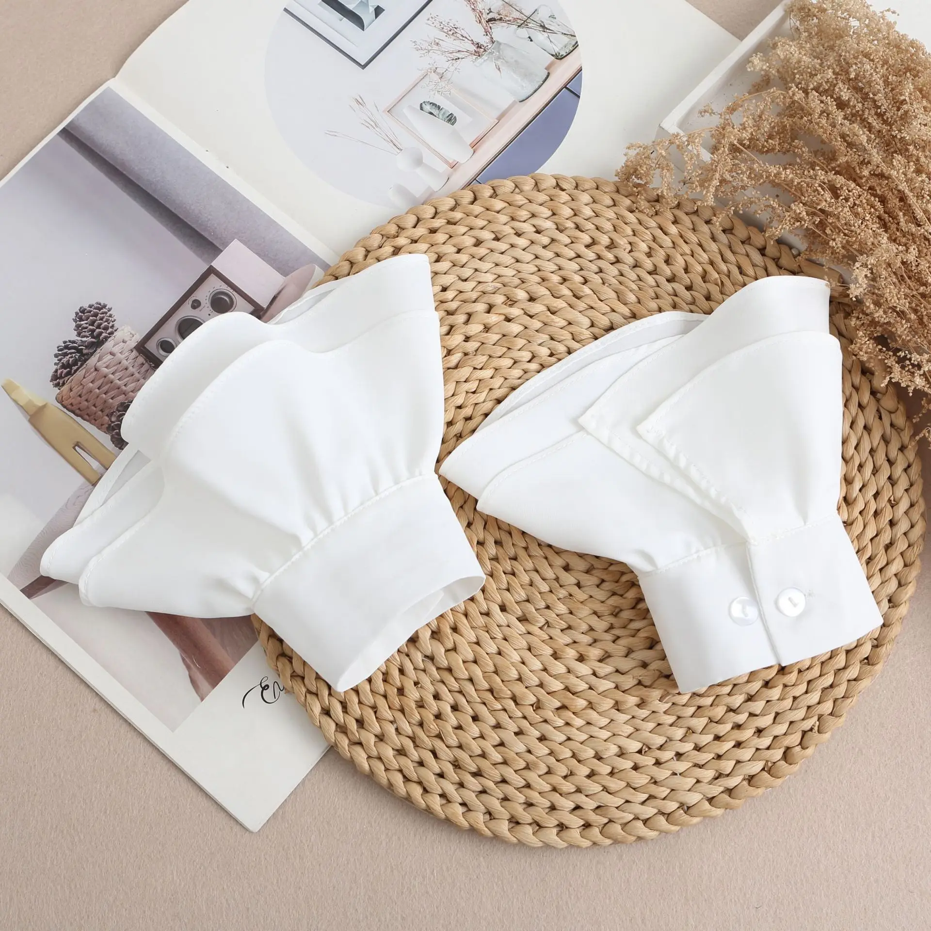 Manicotti decorativi retrò con maniche a mano con temperamento da donna, maniche doppie in pizzo, vendita calda, Amazon