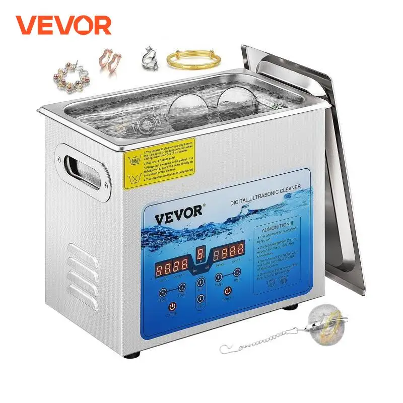 

VEVOR 3 л 6 л 10 л 15 л ультразвуковой очиститель мини портативные стиральные машины 36-40 кГц Регулируемая частота посудомоечных машин бытовая техника