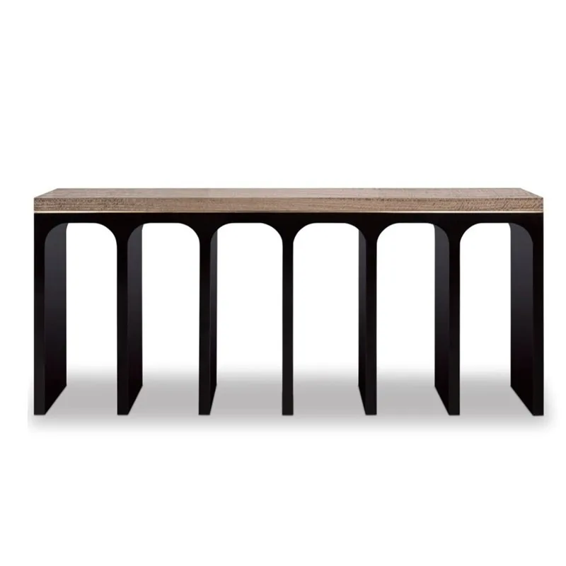 Entry porch table cabinet Italian Internet celebrity arched decorative cabinet