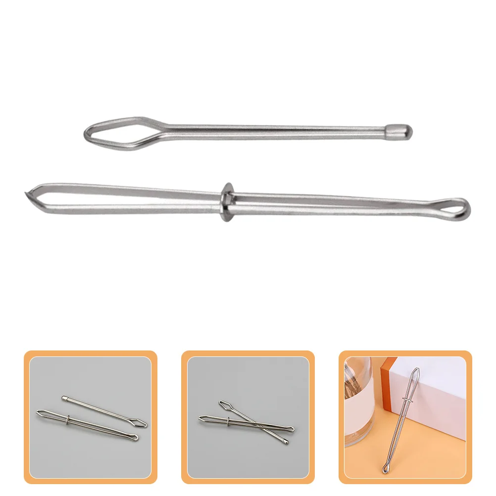 

2Pcs Threader Tool Metal Drawstring Threader Needle Elastic Rope Adjuster Sewing Accessory for DIY Pants Waistband Hoodie