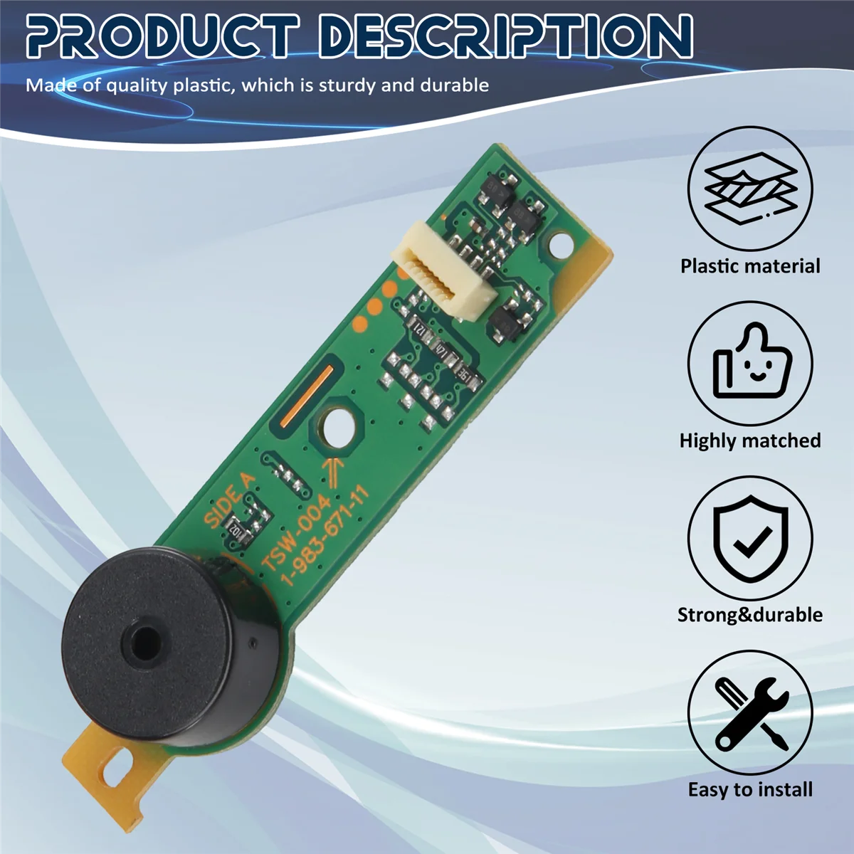 ROO ON Off Power Eject Button Switch Board com substituição de cabo para PS4 Slim CUH-21A e CUH-21B CUH-2115 TSW-003/002/004