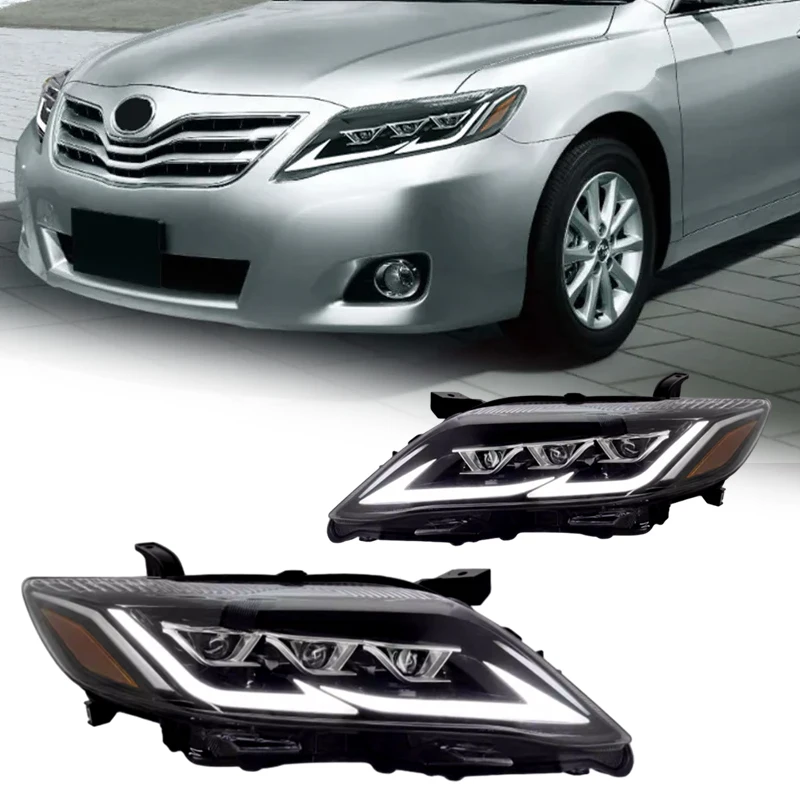 

Фары TYPY для Toyota Camry (версия для США) 2009-2011, светодиодные проекционные фары, дневные ходовые огни, автомобильные аксессуары