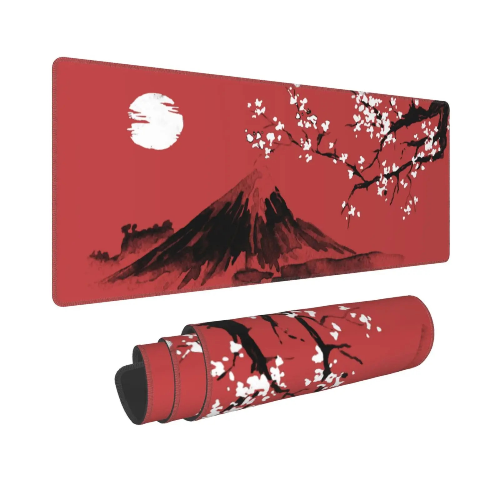 

Red Cherry Blossom Mouse Pad Kawaii Mousepad Desk Mat Gaming Laptop Office Carpet Keyboard Mechanical Gamer Keyboard Mouse Mats
