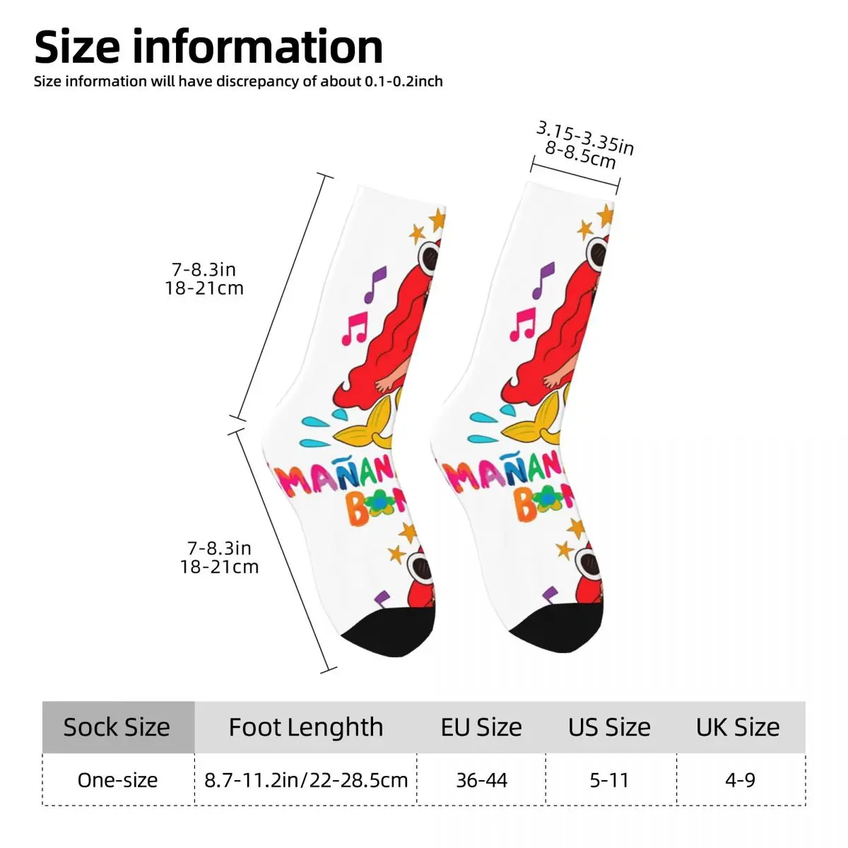 Karol G Socks Manana Sera Bonito Mermaid Fashion Stockings Men Breathable Climbing Socks Winter Design Non Skid Socks