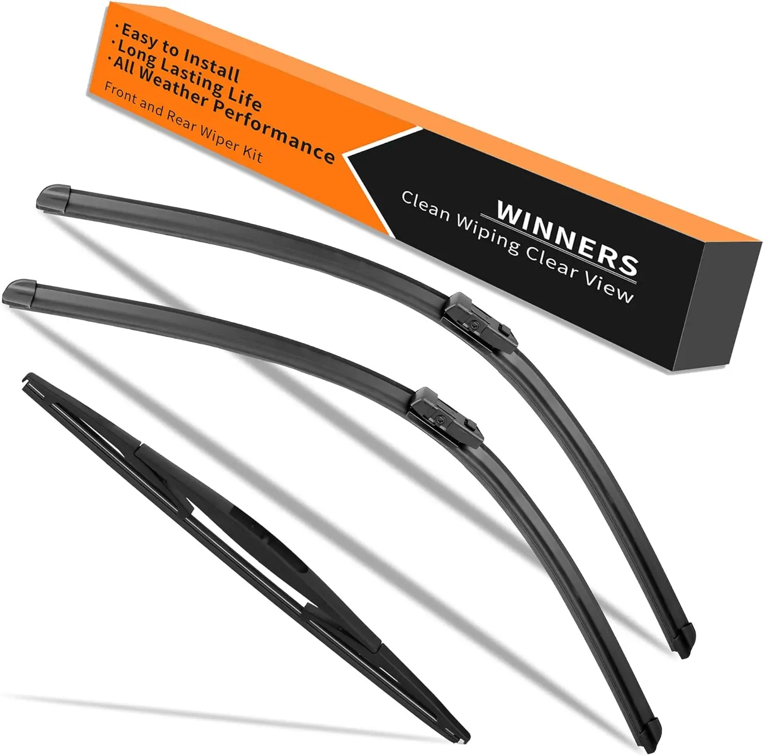 

Полный комплект щеток стеклоочистителя переднего и заднего стекла для Honda CRV CR-V 2023-2025 гг. | Сменный комплект OEM премиум-класса из 3 предметов