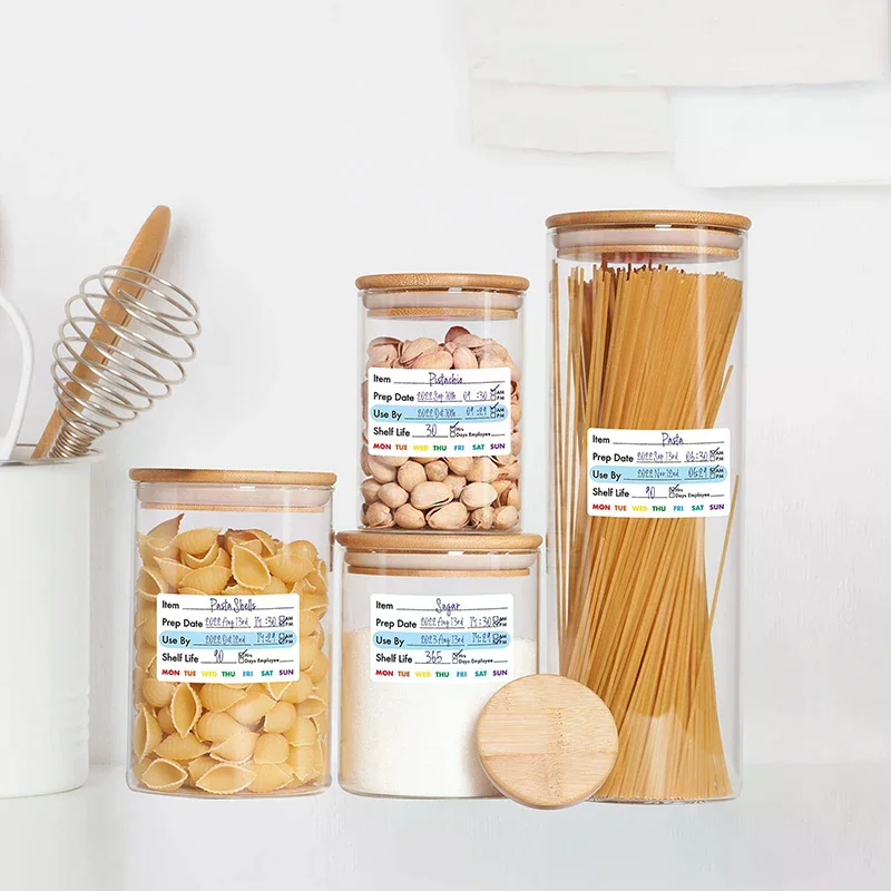 300 Stuks/Roll Keuken Datum Vo - Snacks Food Labels recensie en prijs