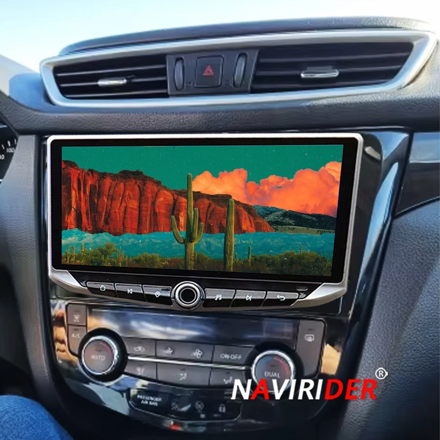 10.88 Inch QLED Screen For Nissan Qashqai J11 X-Trail 3 2013-2017 Car Radio GPS Navigation Wireless CarPlay Android Auto DSP RDS