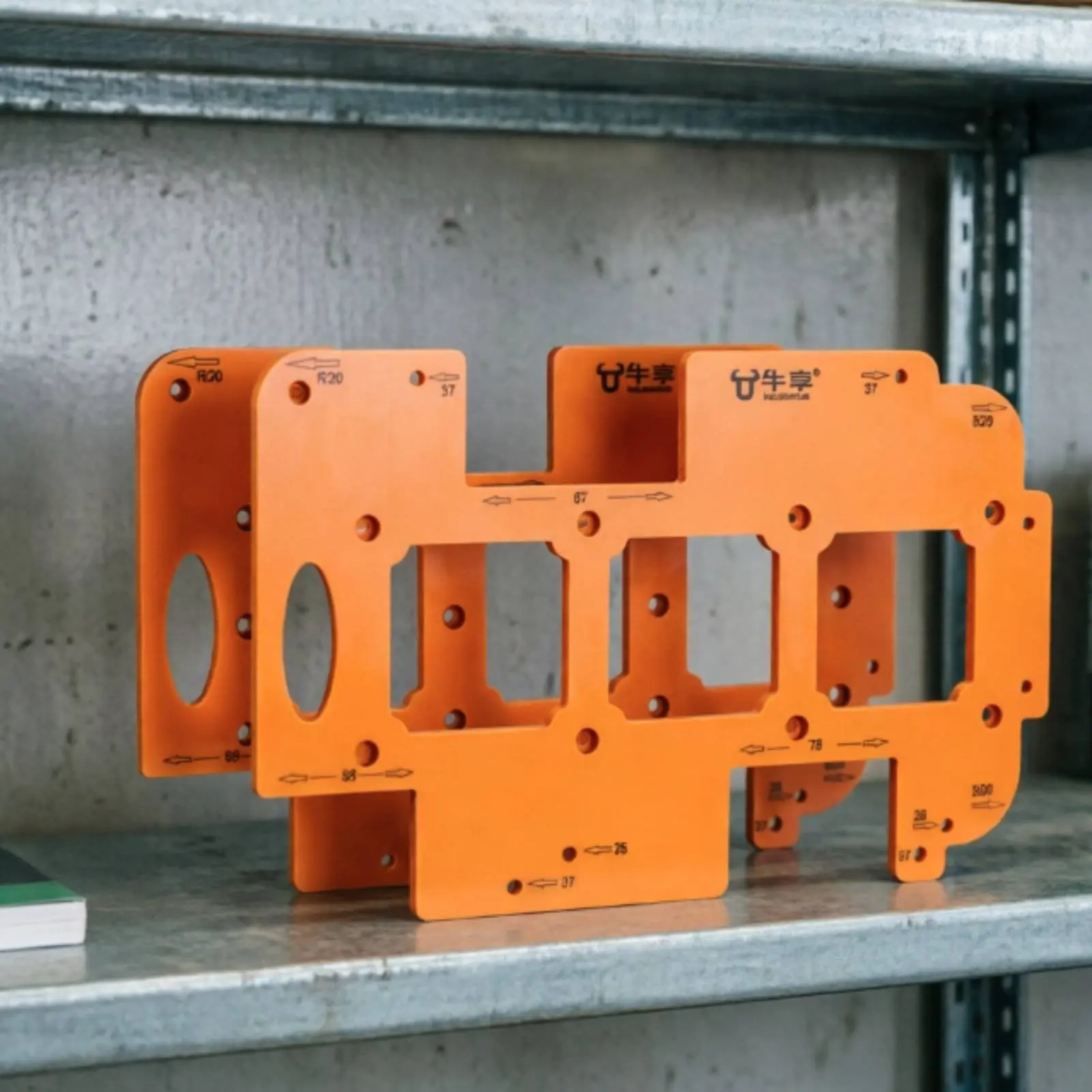 

Cabinet Hole Jig 3-in-1 Cabinet Slot Template Wood Drilling Template Easy to Use Hand Tool Wear-Resistant for Woodworkers